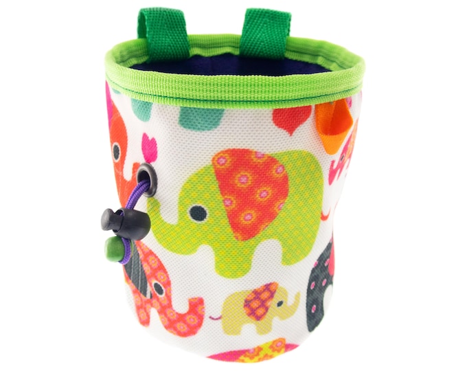 Unique Chalk Bag, Cool Fun Unique Bouldering Climbing Bag, Coolest Handmade Design, for Rock Climbing. M Size