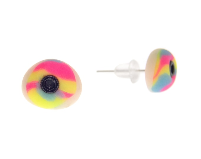 Rock Climb Earring. Climbing Gifts for Her or Him, Men or Women Climber Boulderer. Rock Climbing Hold Earrings. Mini Neon Bouldering Holds