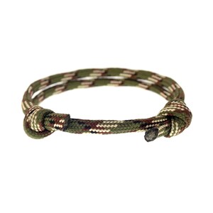 Men's Climbing Rope Bracelet. Double Rock Climbing Bracelet for Guys. Hiking Survival Gift. Men's or Women's Paracord Knot Jewelry. 4 mm image 9