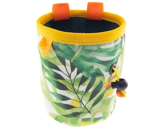 Chalk Bag Rock Climbing Equipment, Bouldering Gym Gear Bag. M Size