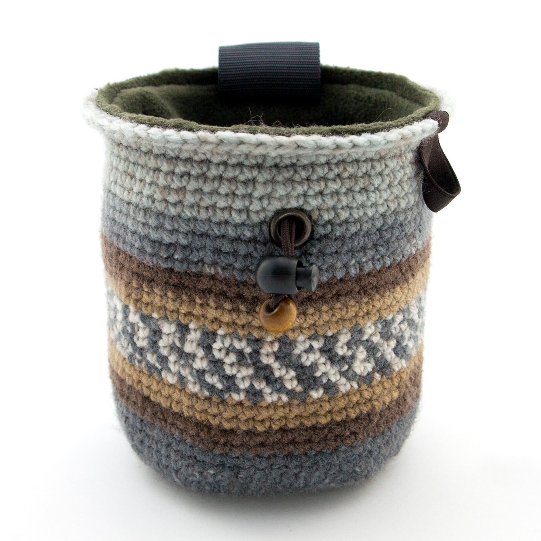 Handmade Rock Climbing Chalk Bag M Size