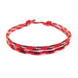 Bransoletka Lucky Red String. Bransoletka Protection Cord. Biżuteria Good Luck Rope z możliwością regulacji. Styl modlitewny. Dla mężczyzn, kobiet, par. 2 mm