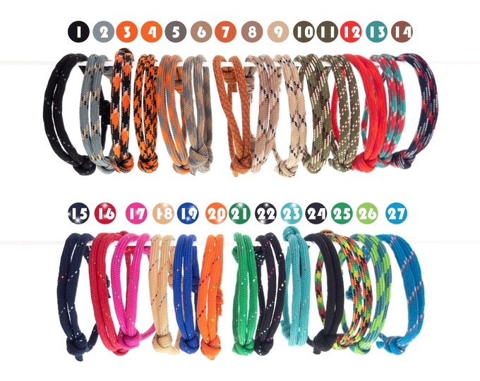 Men or Women Best Friend Bracelet. Unisex Friendship Thread Rope Bracelet for Adults. Hand Bracelet for Boy, Girl, Guy. Best Gift. 4 mm
