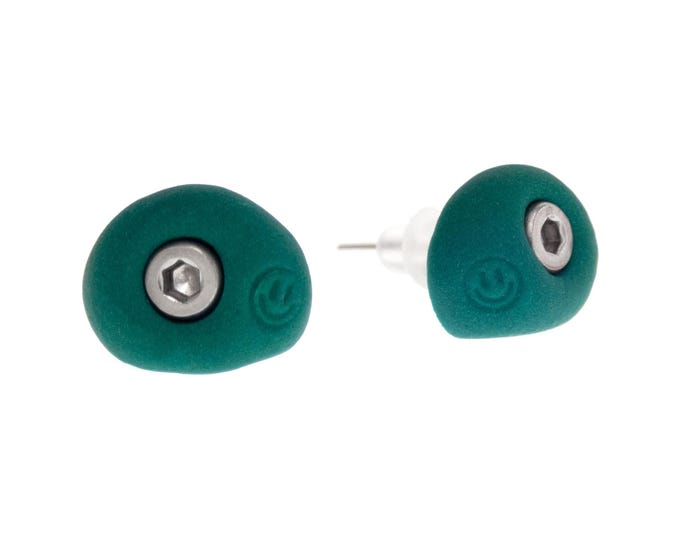 Boulder Climbing Holds Earrings Studs. Urban Climb Accessories. Bouldering Equipment. Mountain Jewelry Studs Rock Climbing. Crimps, Jugs