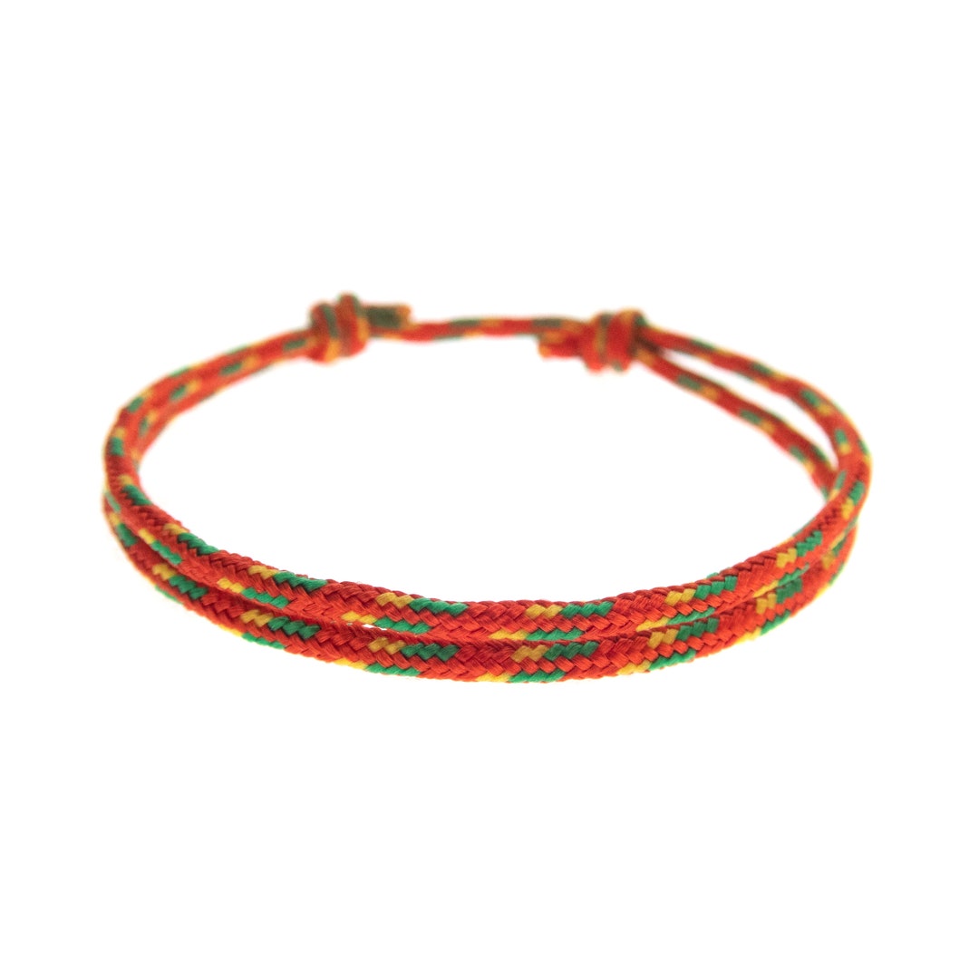 Mens Sailing Rope Bracelet. Handmade Nautical String Bracelet Jewelry