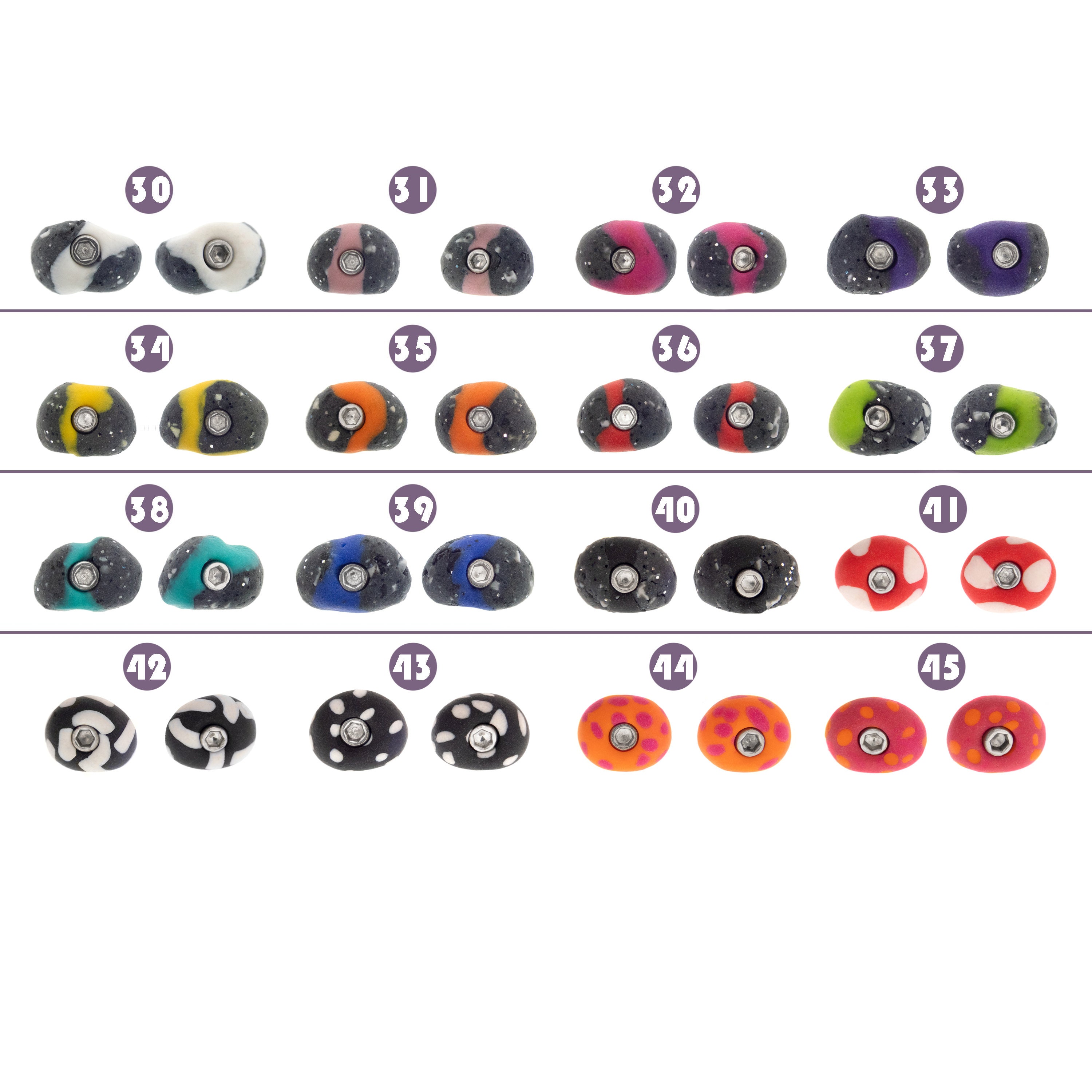 Bouldering Earrings. Climbing Holds Earrings. Bouldering Accessories