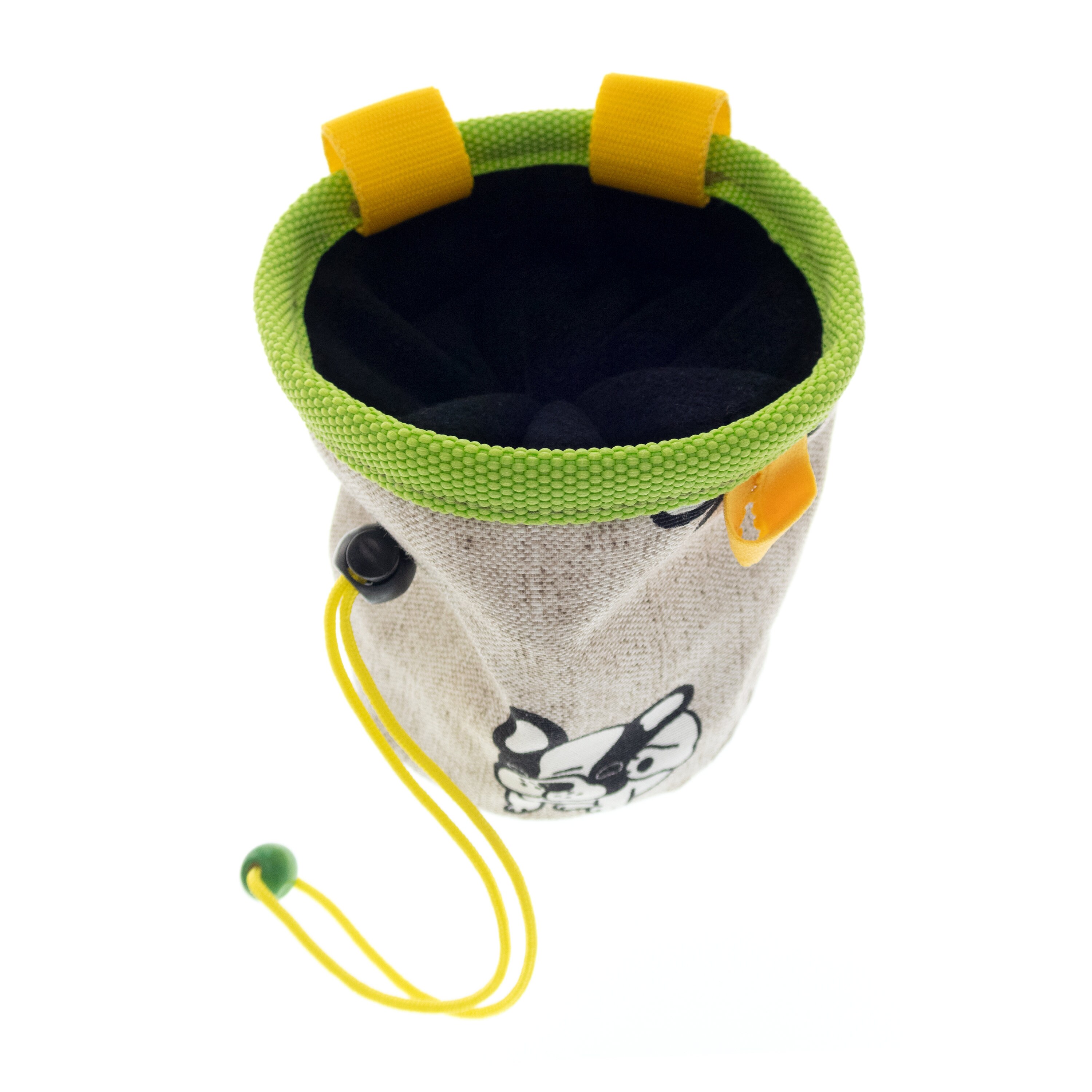 Climb Chalk Bag for Kids, Nerdy Cartoon Rock Climbing Child Powder Bag