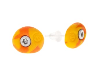 Climbing Extreme Earrings. Climbing Holds Studs with Smiles. Climb Rock Jewelry Sport Gear Earrings. Free Climbing Mountain Studs Bouldering