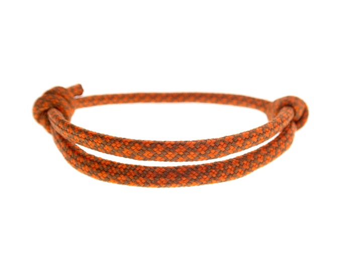 Female or Male Surfer Bracelet. Men's Rope Ankle Bracelet. Adjustable Double Wrap Bracelet. Simple Surf Knot Bracelet for Guys, Girls. 4 mm