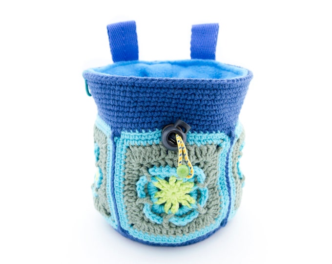 Women's Chalk Bag Handmade for Rock Climbing. Big Chalk Bag. Ladies Chalk Bag. Woman Climber Gifts L