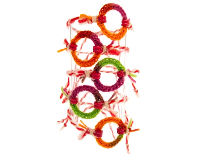 10 Simple Wool Ring Bracelets. Minimalist Martenichki Bracelet Handmade Friendship Martenitsa Bulgaria Baba Marta Greece March Martisor TODO