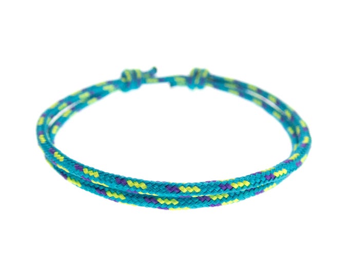 Simple Beautiful Bracelet. Pretty Cute Friendship Bracelet. String Bracelet Adjustable Cord & Knots. For Guys Ladies Women Men Couples. 2 mm