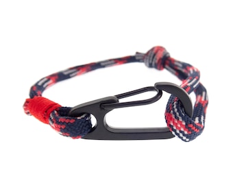 Climber Bracelet, Anchor Bracelet, Climbing Rope Bracelet, Rock Climbing Jewelry. 4mm