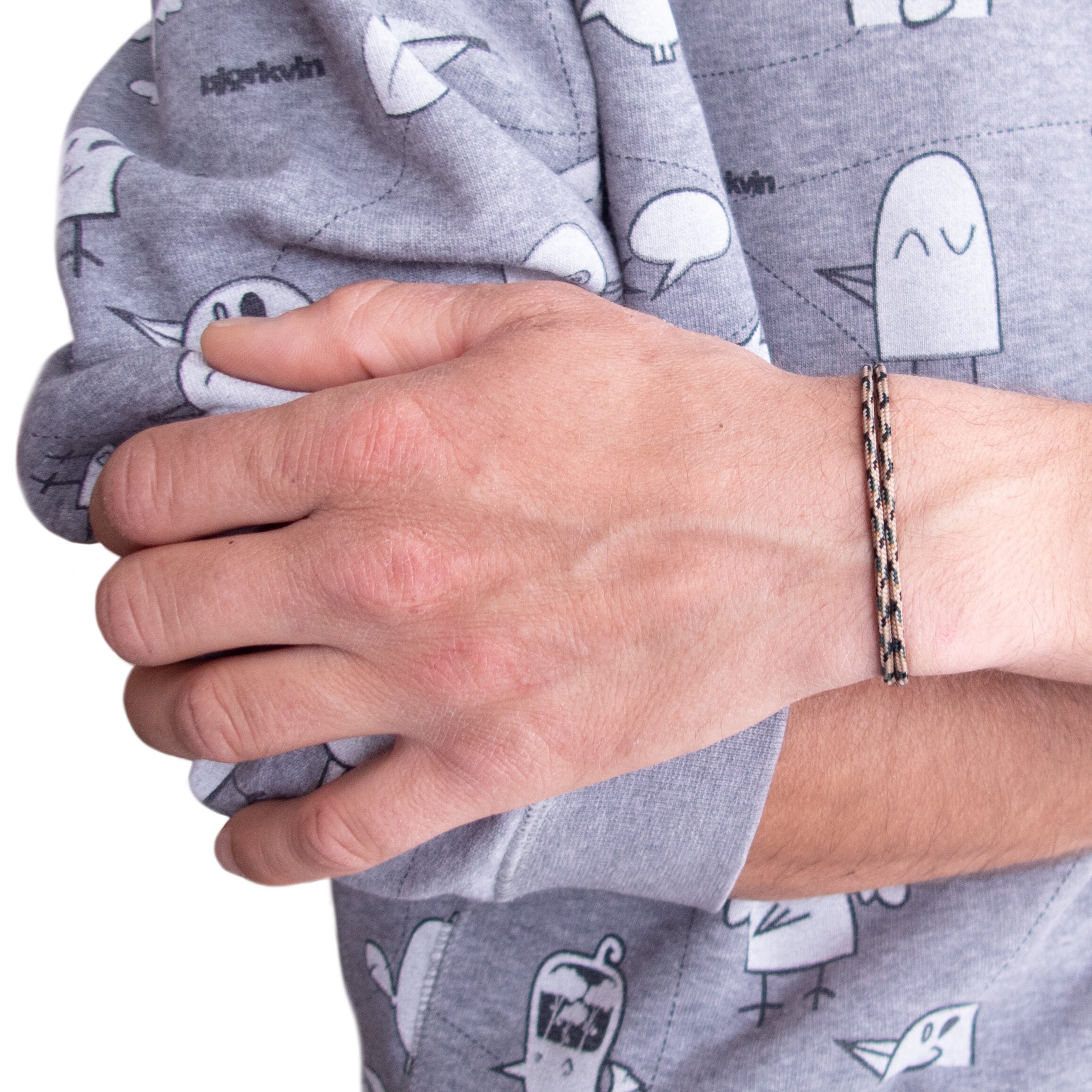 Adjustable Bracelet Men Women, Sliding Knot Friendship String Wristband