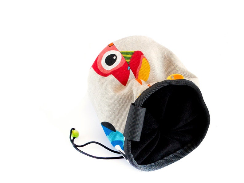 Chalk Pod for Rock Climbing Rock Climbing Gifts L Size Climbers Bag Gift for Climbers Owl Chalk Bag Climbing Chalk Bag Bouldering