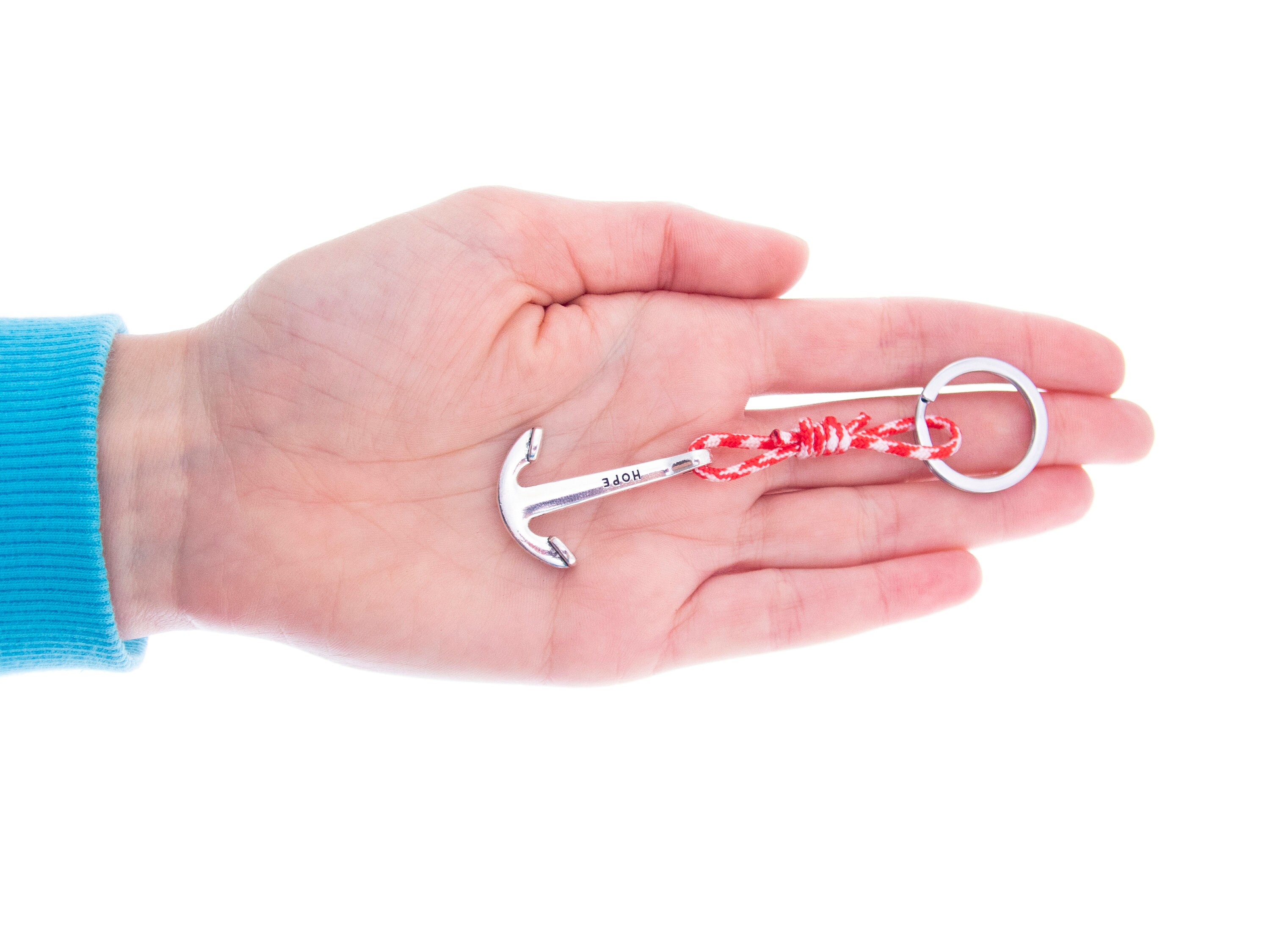 Boyfriend Mens Key Chain, Cool Designer Key Ring for Men, Cute Anchor