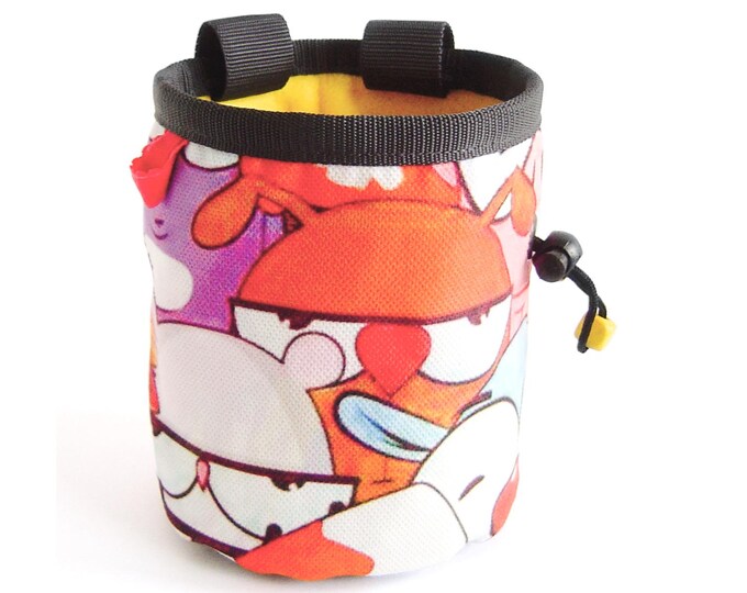 Cool Chalk Bag for Rock Climbing and Bouldering. Chalk Bags M size