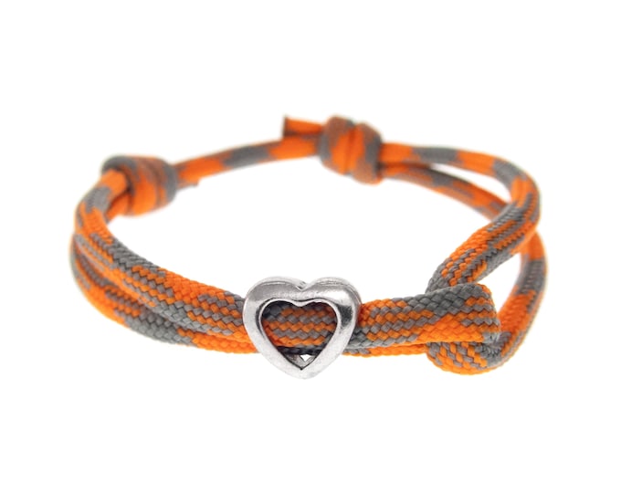 Love Heart Charm Bracelet. I Love You String Bracelet. Adjustable Attract Love Protection Bracelet. One Love Matching Lucky Gift for Her Him