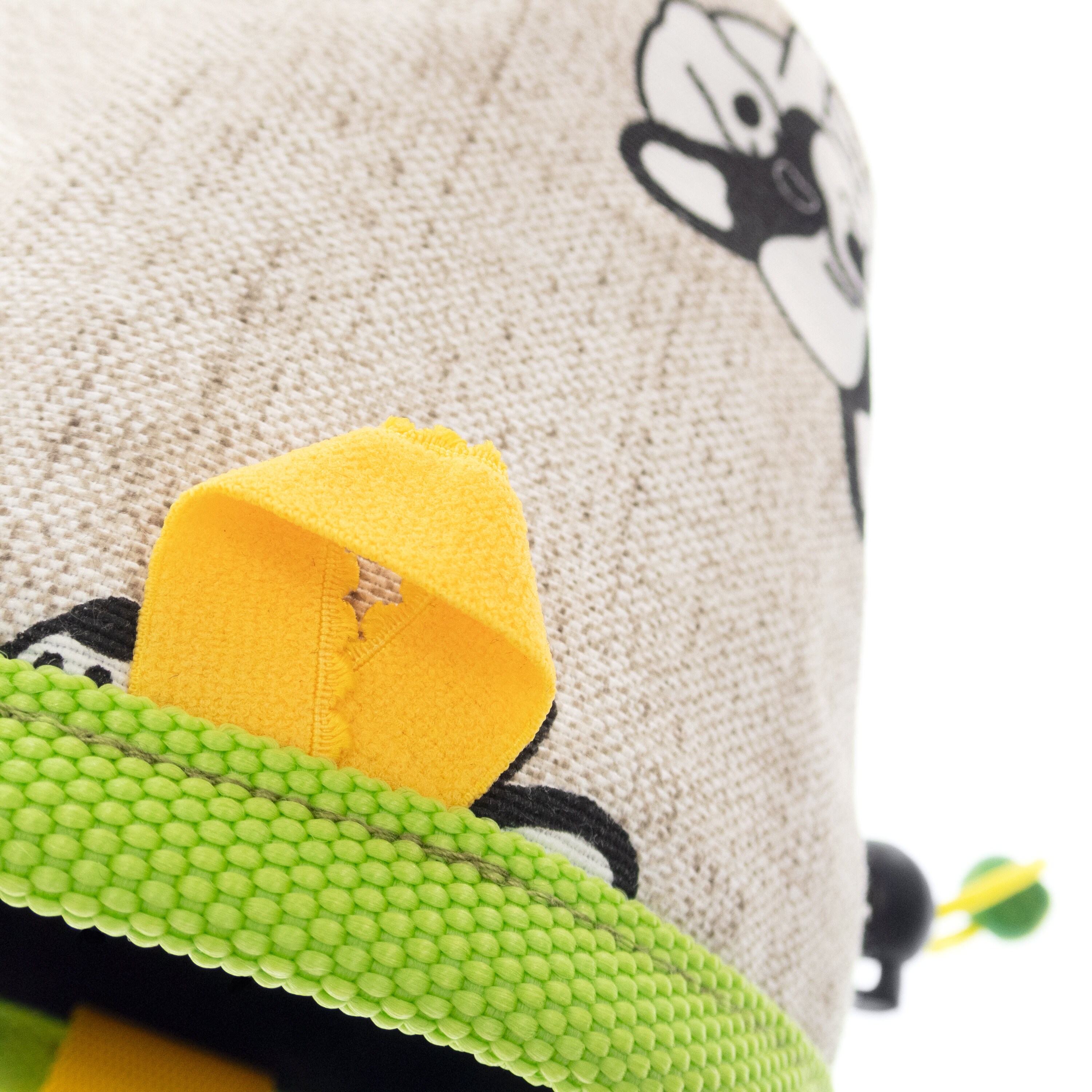 Climb Chalk Bag for Kids, Nerdy Cartoon Rock Climbing Child Powder Bag