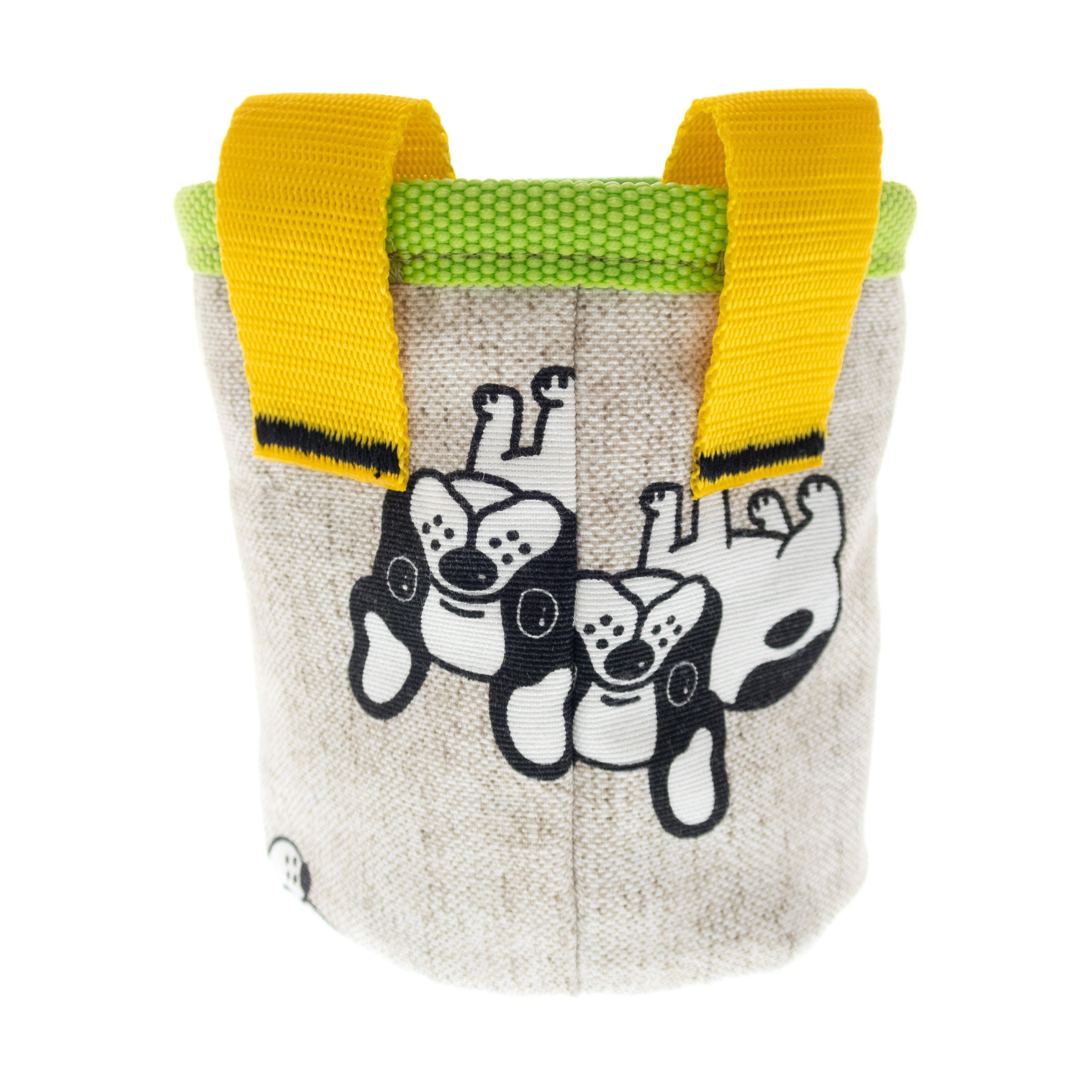 Climb Chalk Bag for Kids, Nerdy Cartoon Rock Climbing Child Powder Bag