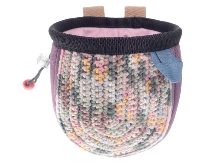 Deluxe Chalk Bucket for Kids. Children's Chalk Bag Rock Climbing. Bouldering Gear for Climber's Exercises for Kids. Funky Chalkbag. S Size