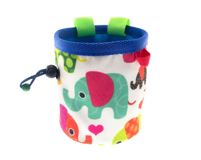 Cute Chalk Bag for Kids, Boys and Girls. Funky Children's Chalkbag. S Size