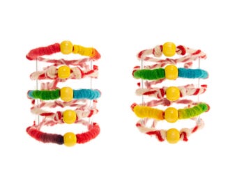 10 Simple Wool Bracelets. Minimalist Martenichki Bracelet Handmade Friendship Martenitsa Bulgaria Baba Marta Greece March Martisor TODO