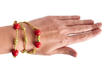 Rock Climber Jewelry Rope Bracelet. Paracord Bracelet Of Climbing Rope. 2 mm