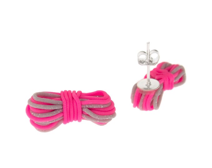 Rock Climbing Jewelry. Climbing Rope Earrings Studs. Nautical Rope Earrings. Unique Gifts for A Wall Climber Youth, Adults. Climb Bouldering