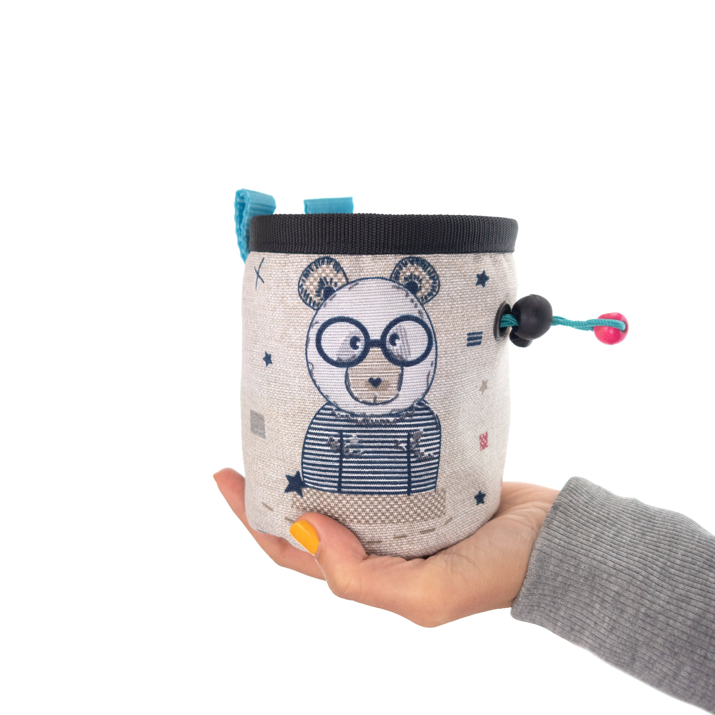 stuffed animal chalk bag