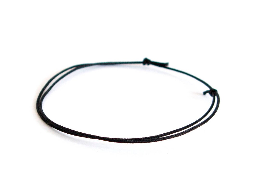 Black Rope Bracelet for Men. Black Rope Bracelet for Women and Girls