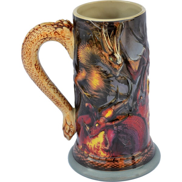 Dungeons and Dragonds Wrap Beer Stein