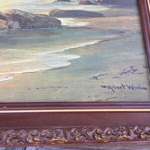 Robert Wood Sunset Shore Seascape Beach Landscape Print on | Etsy