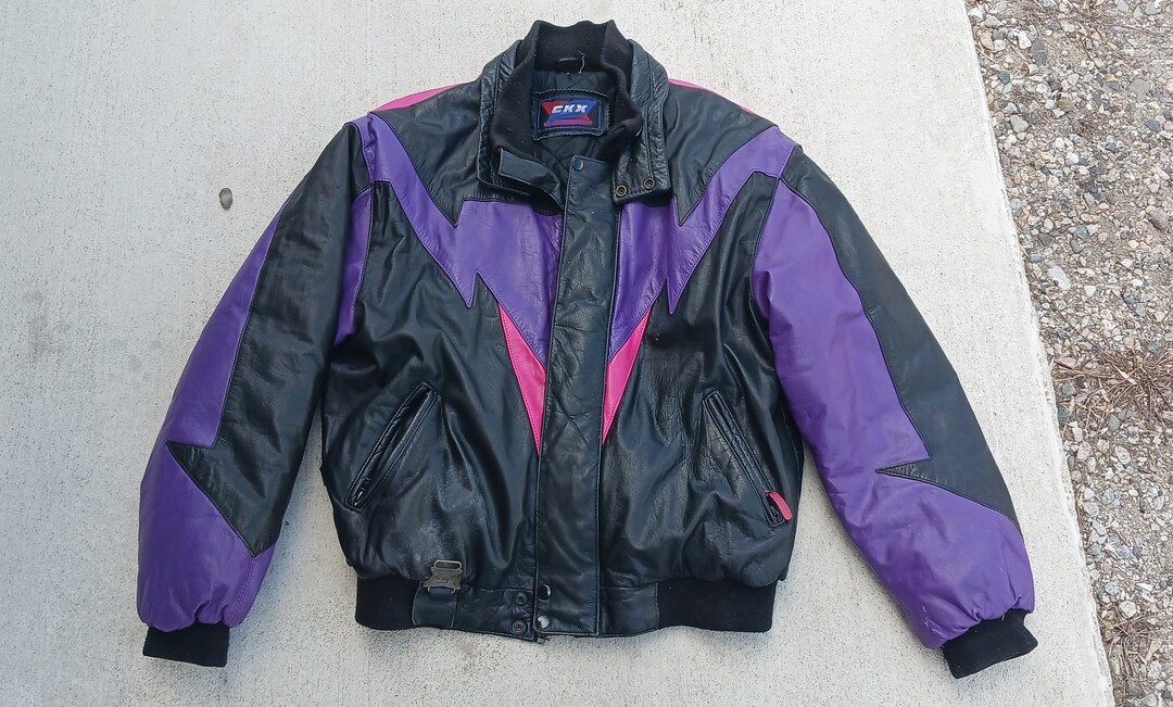 1990s Purple Pink Black CKX International Vintage Womens 1990s Purple Pink Black CKX International Vintage Womens