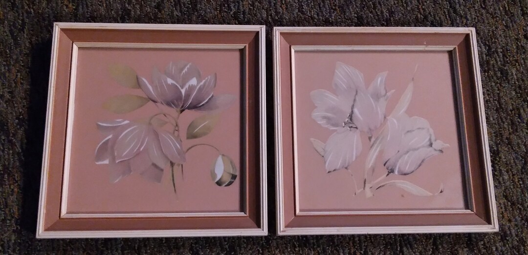 1950's Franklin Picture Frame Company Chicago Pair of Etsy