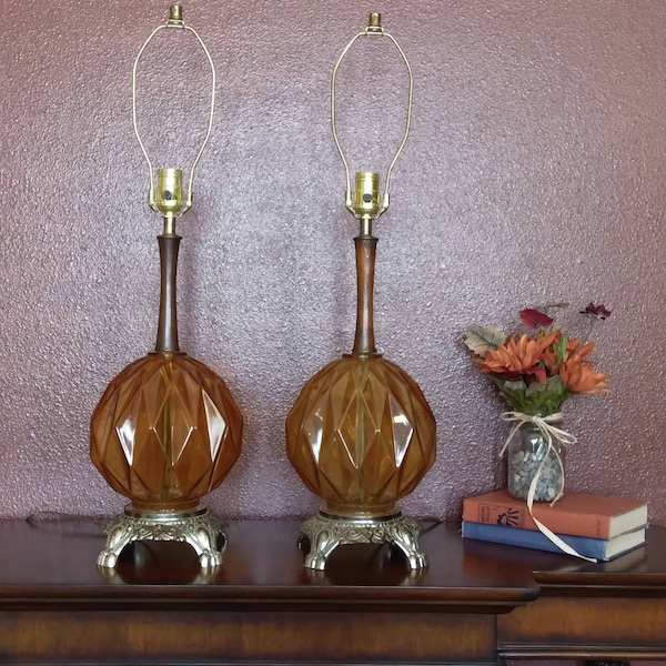 Glass Globe Lamp Etsy