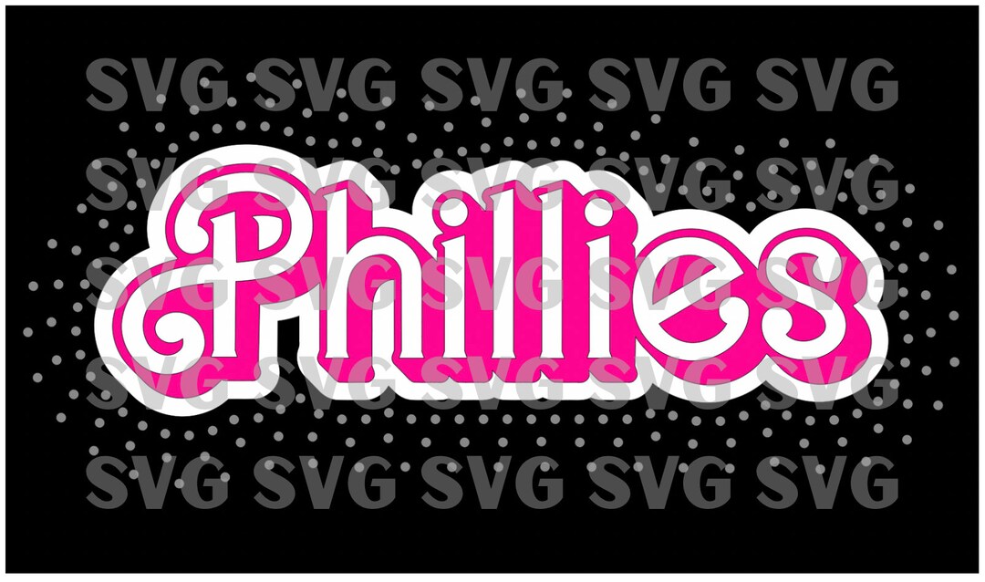 Phillies Barbie Rhinestone Design SVG 3 Sizes - Etsy