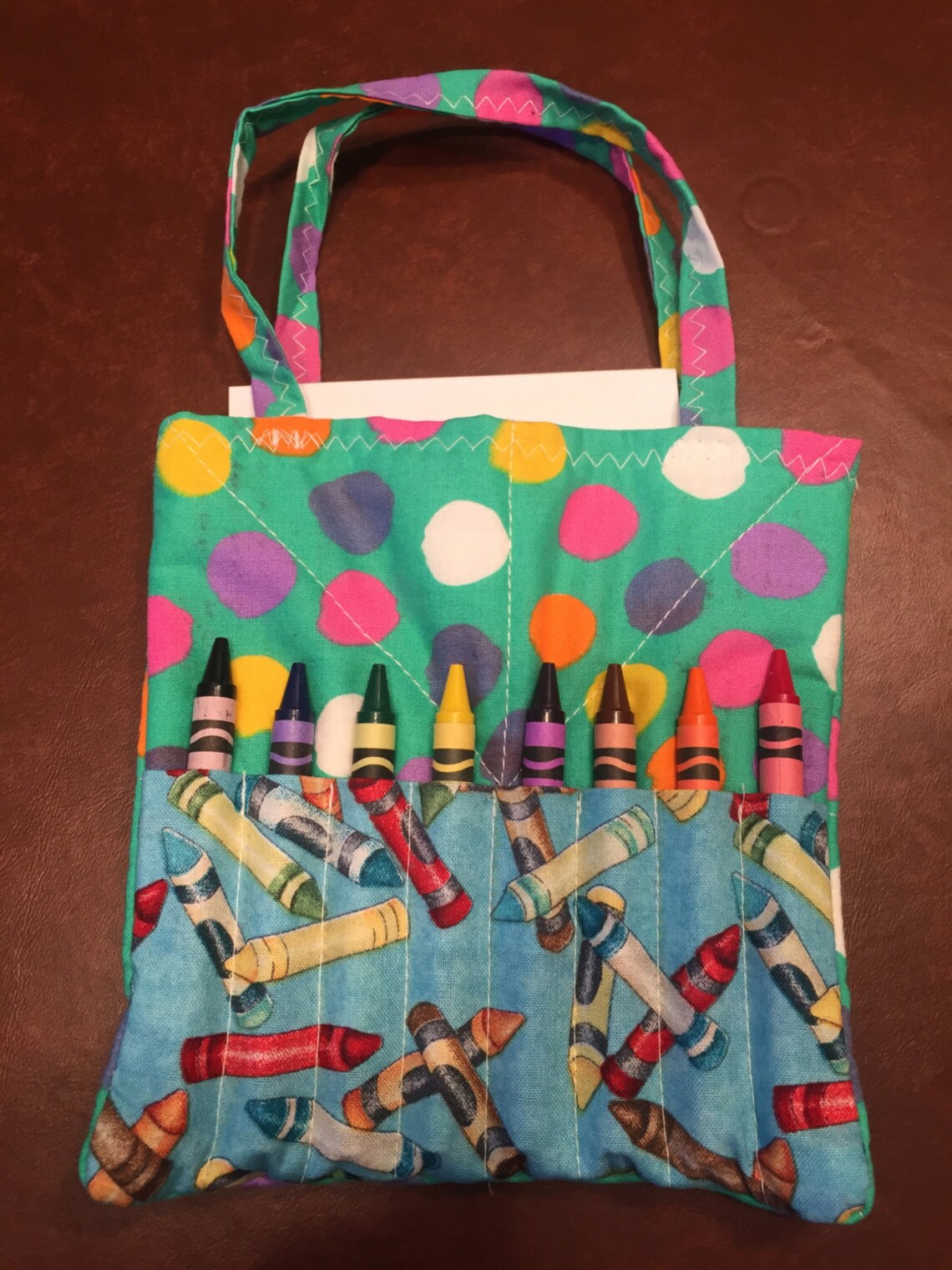 CRAYON BAGS Includes 8 Crayola Crayons and a 4x6 Sketch Pad Etsy