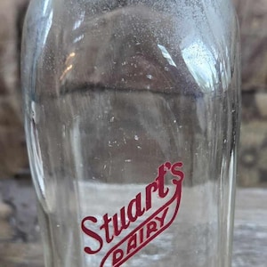 Stuart&#39;s Dairy Pint-melkfles Cobourg Ontario, moeilijk te vinden!