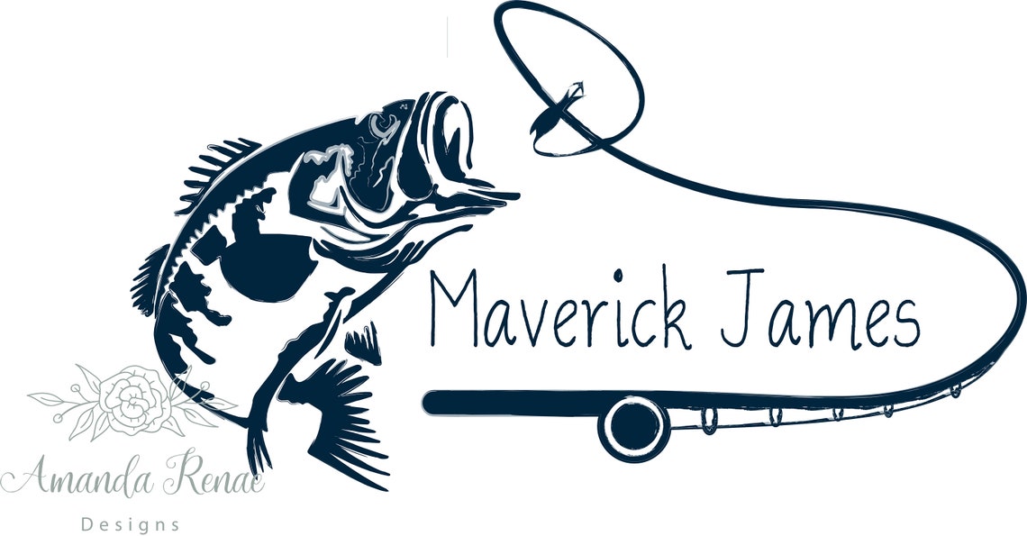 Personalized Fish Crib Sheet Fish Nursery Bedding Bass Etsy