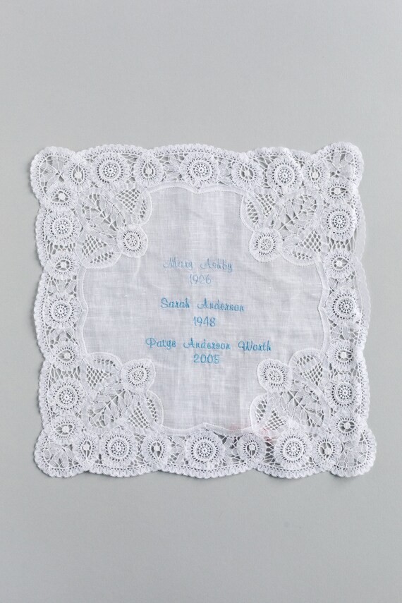 belgian lace handkerchief