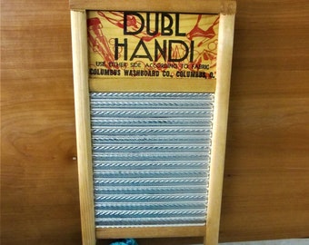 Washboard small Dubl Handi vintage laundry unused rustic primitive