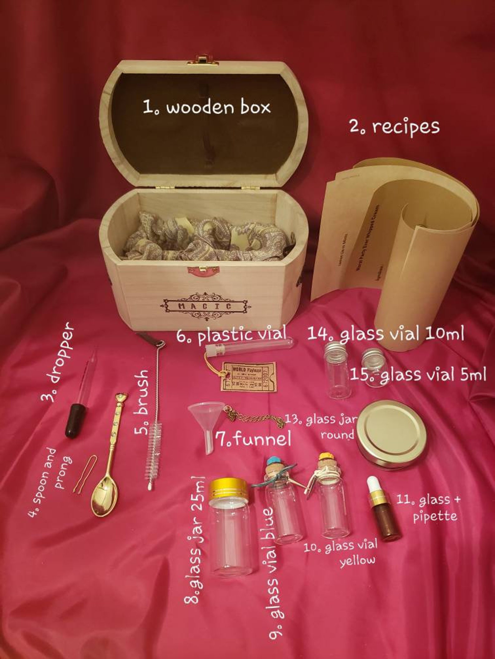 Just add Magic spice box/trunk Kids cooking gift Magic spice Etsy