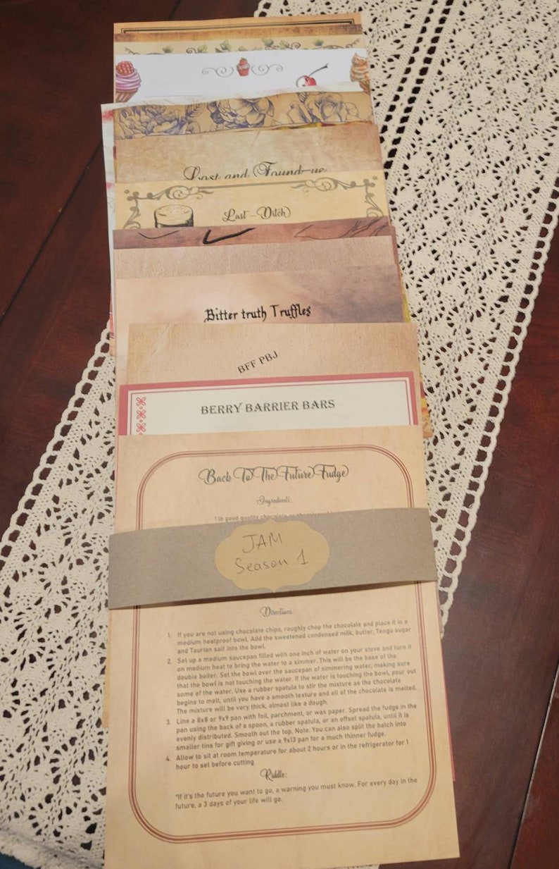 Just Add Magic Printed Recipes Combo of All Recipes - Etsy