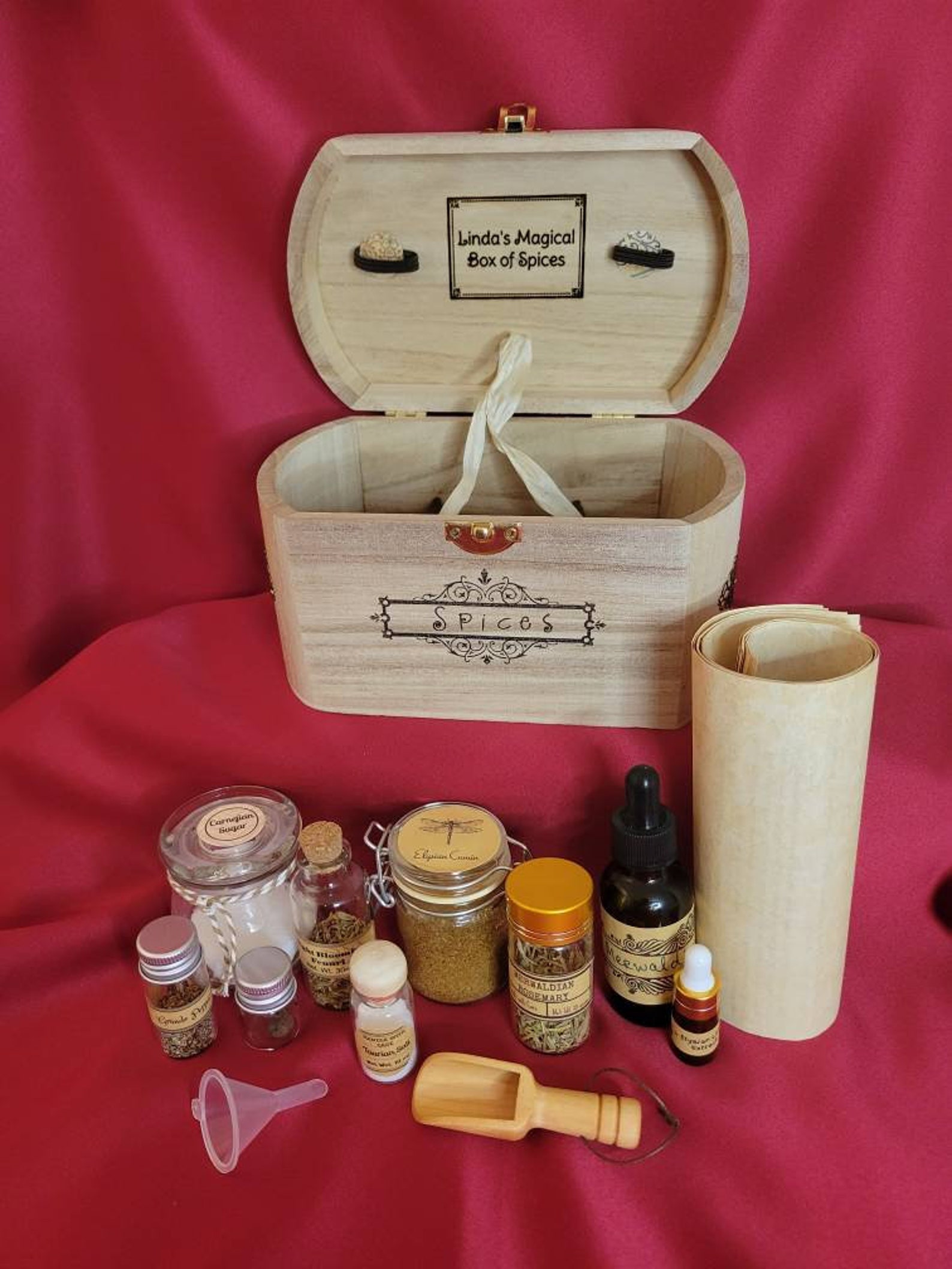 Just add Magic Personalized spice box spice trunk Kids | Etsy
