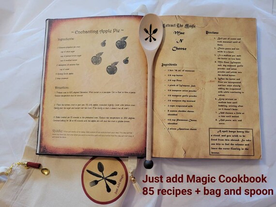 Just Add Magic Cookbook Unique Just Add Magic Recipe Book Etsy