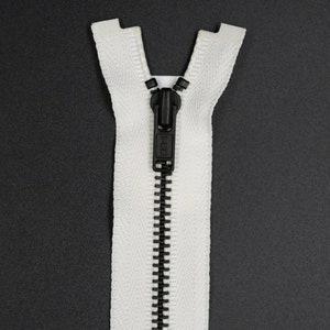 YKK #3 Metal Zipper Antique Black Oxide Finish Closed End - Non-Separating