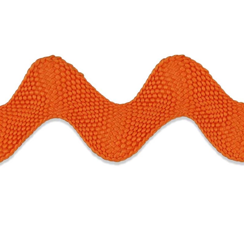 Orange Rick Rack Orange 1 1/2 Inch Polyester Rick Rack - 18YD Reel - Etsy
