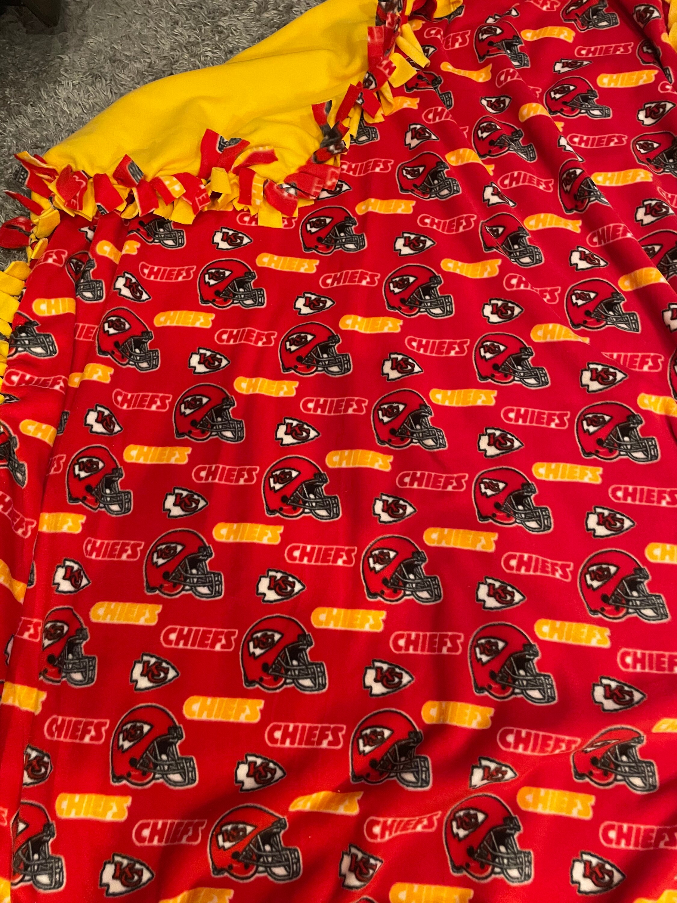 Kansas City Chiefs Blanket Etsy