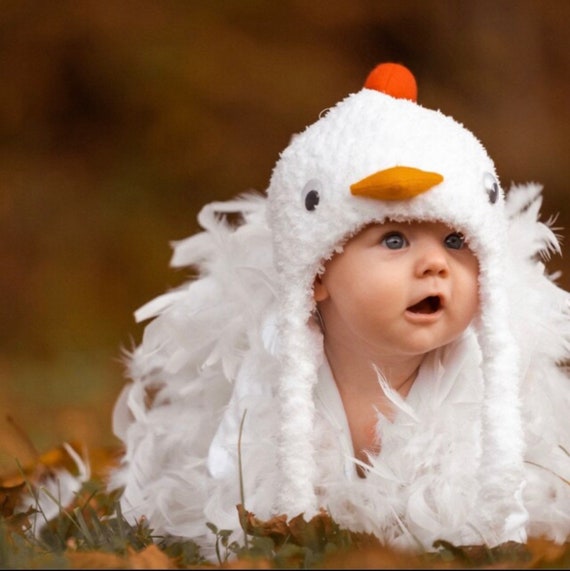 Children's Bird Costume - Fuzzy Chicken Costume - CHILDREN'S